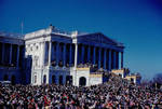 View of the crowd on Inauguration Day