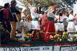 Alagna Civic & Welfare Association float in the Columbus Day Parade
