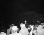 Harry S. Truman greets the crowd