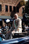 Anthony Marino rides in the 1995 Columbus Day Parade