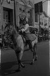 Horseback rider in Columbus Day Parade