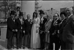 Peter Rodino, Miss Italian American, and parade Marshalls in Columbus Day Parade