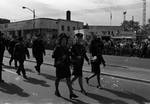 Marching in uniform in the 1973 Columbus Day Parade