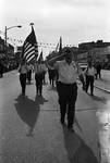 A salute in the 1973 Columbus Day Parade