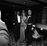 Frankie Avalon, Miss Columbus and Captain Azzolina at the 1984 Columbus Day Dinner