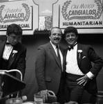 Buddy Fortunado, man and Frankie Avalon at the Columbus Day Parade Dinner