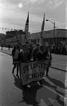 St. Lucy's School students march in the 1973 Columbus Day Parade