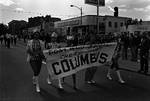 Post 400 American Legion contingent in Columbus Day Parade
