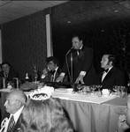 Ace Alagna makes a speech at the 1972 Columbus Day Dinner