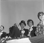 Joseph Silvolella and Enzo Stuarti at the 1971 Columbus Day Parade