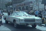 Connie Francis rides in the 1980 Columbus Day Parade