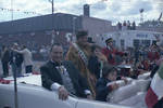 Connie Francis and Ace Alagna ride in the 1980 Columbus Day Parade