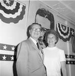 Governor Richard Hughes and Betty Hughes at the 1968 Democratic National Convention, Chicago, Illinois