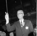At the 1968 Democratic National Convention, Chicago, Illinois