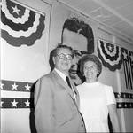 Governor Richard Hughes and Betty Hughes during the 1968 Democratic National Convention, Chicago, Illinois
