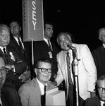 Governor Richard Hughes and others at the 1968 Democratic National Convention, Chicago, Illinois