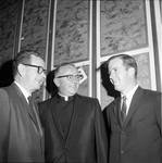 Governor Richard Hughes and others at the 1968 Democratic National Convention, Chicago, Illinois