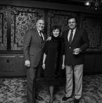 A man poses with Olivia Stapp and Paul Sorvino
