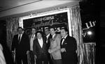 Gianni Russo, Tiny Lobianco and group in front of Trump Castle sign, Atlantic City, N.J.
