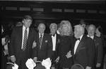Donald Trump and others during Italian Sports Hall of Fame at the Sheraton Meadowlands