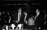 Donald Trump at table during Italian Sports Hall of Fame at the Sheraton Meadowlands