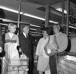 Peter W. Rodino campaigning at grocery store