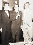 Perry Como standing with fans