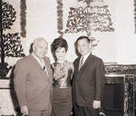 Connie Francis with two men