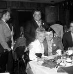 Jimmy Roselli at table with fans at Imperiale