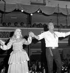 Alan Jones and woman dancing on stage