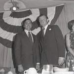 Senator Ted Kennedy poses with Ralph C. DeRose
