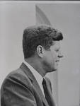 President John F. Kennedy in profile