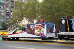 The float of 'la reina' in the 1995 Puerto Rican Parade