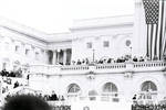 The podium for President Ronald Reagan's Inauguration, Washington D.C.