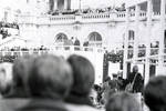 View of the podium during the Inauguration for President Ronald Reagan, Washington D.C.