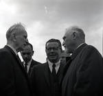 Governor Richard Hughes and others during visit to Liberty Island for signing of the 1965 Immigration Bill