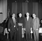Msgr. Dooley and others at an event for St. Francis Xavier, Newark, NJ