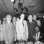 Brendan Byrne and others at a political breakfast at Don's 21