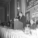 Speeches during a North Ward Democratic Country Commission political event at the Robert Treat Hotel, Newark NJ