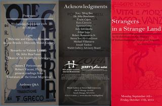 Strangers in a Strange Land - an exhibition on the history of Italian-language American Imprints