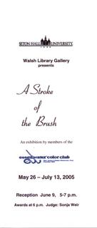 A Stroke of the Brush: An exhibition by members of the Essex Water Color Club