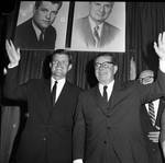 Senator Ted Kennedy and Governor Richard Hughes by Ace (Armando) Alagna, 1925-2000