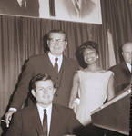 Governor Hughes, Althea Gibson and Senator Ted Kennedy by Ace (Armando) Alagna, 1925-2000