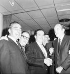 Hubert Humphrey shakes hands by Ace (Armando) Alagna, 1925-2000