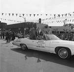 Sheriff Tom D'Alession rides in the Columbus Day Parade by Ace (Armando) Alagna, 1925-2000