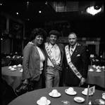 Frankie Avalon, Ace Alagna and woman at the Columbus Day Parade Dinner by Ace (Armando) Alagna, 1925-2000
