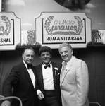 Ace Alagna, Frankie Avalon and man at the Columbus Day Parade Dinner by Ace (Armando) Alagna, 1925-2000