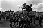 Color Guard in Columbus Day Parade by Ace (Armando) Alagna, 1925-2000