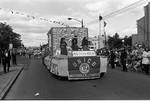 Unico West Essex float in Columbus Day Parade by Ace (Armando) Alagna, 1925-2000