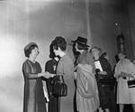 Lady Bird Johnson greets women by Ace (Armando) Alagna, 1925-2000